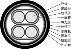 用于控制電磁流量計使用中低噪音的信號電纜結構設計說明